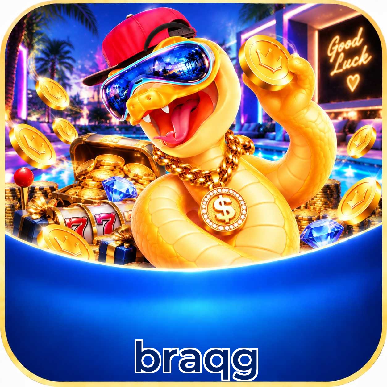 Aplicativo braqg para Android e iOS com interface completa